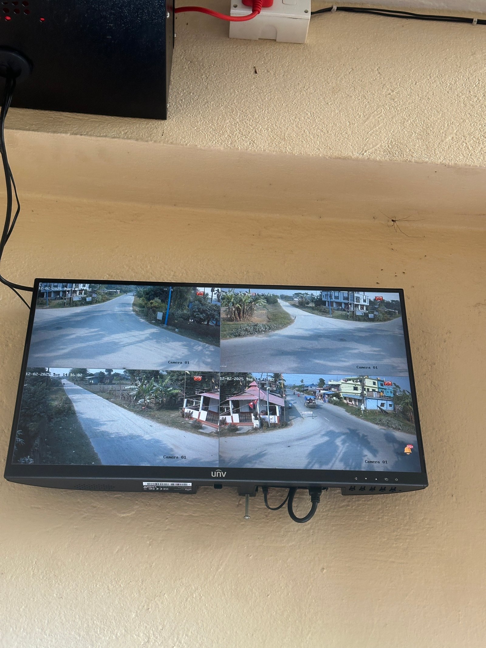 CCTV monitoring in daylight - DSS installation